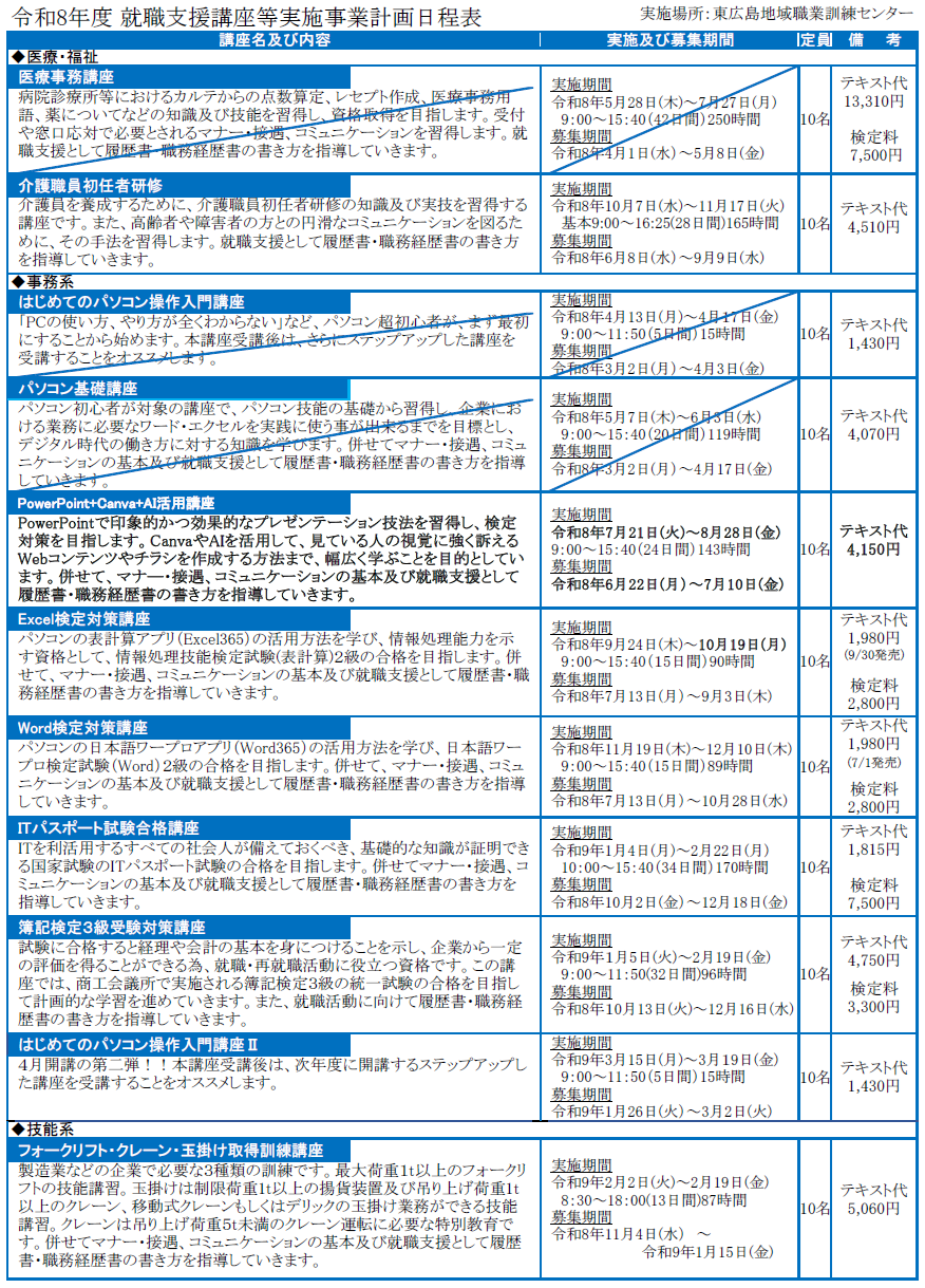 R8.東広島市日程表